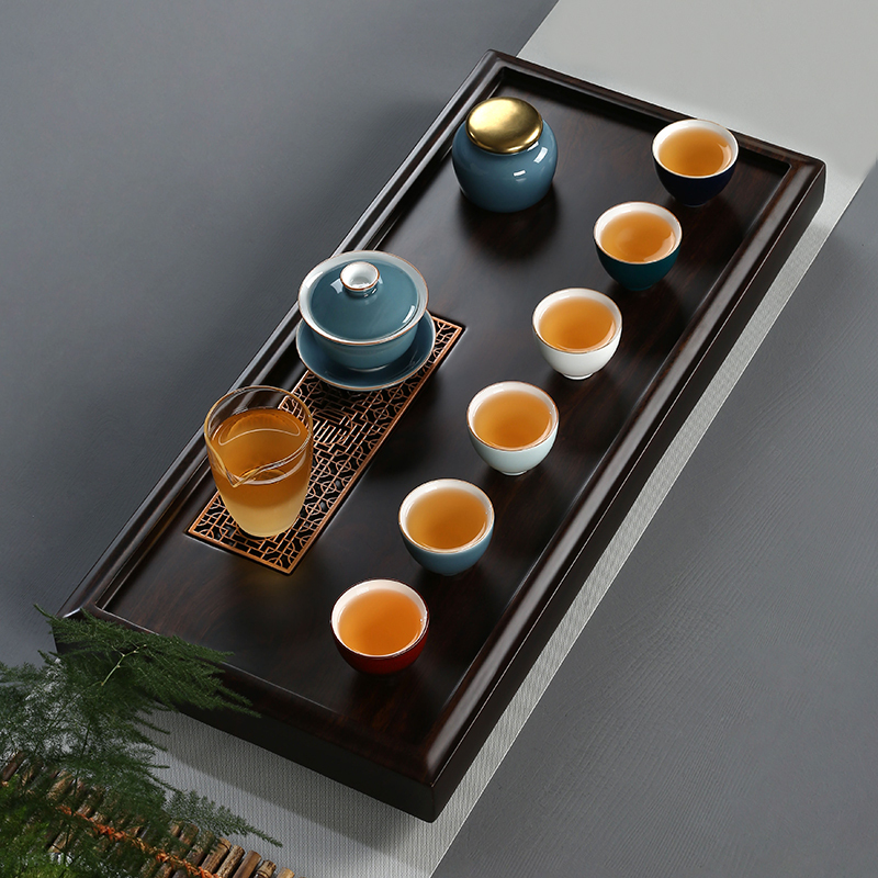 金镶玉 茶具套装 整套茶具礼盒包装 多彩人生