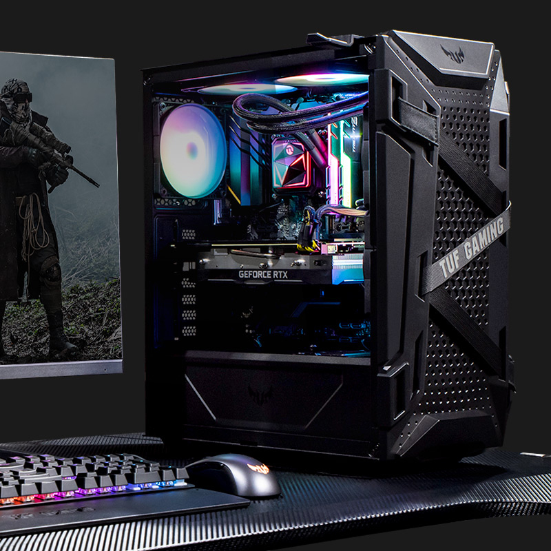 宁美国度 AMD锐龙主机 R5 3600/RTX3060/2060高配吃鸡电竞游戏主机DIY网吧主播全套整机