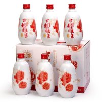 古越龙山绍兴黄酒 古越雕王黄酒半甜型 370ML*6瓶整箱