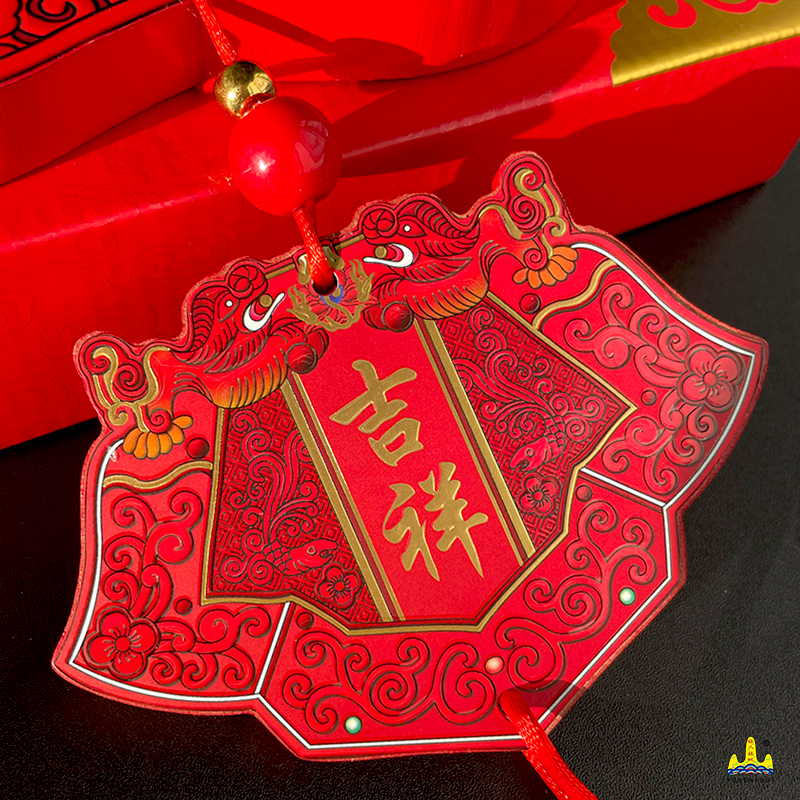 福人福地中国结大号入户门新年葫芦装饰挂件电视沙发背景玄关客厅招财高档高清大图