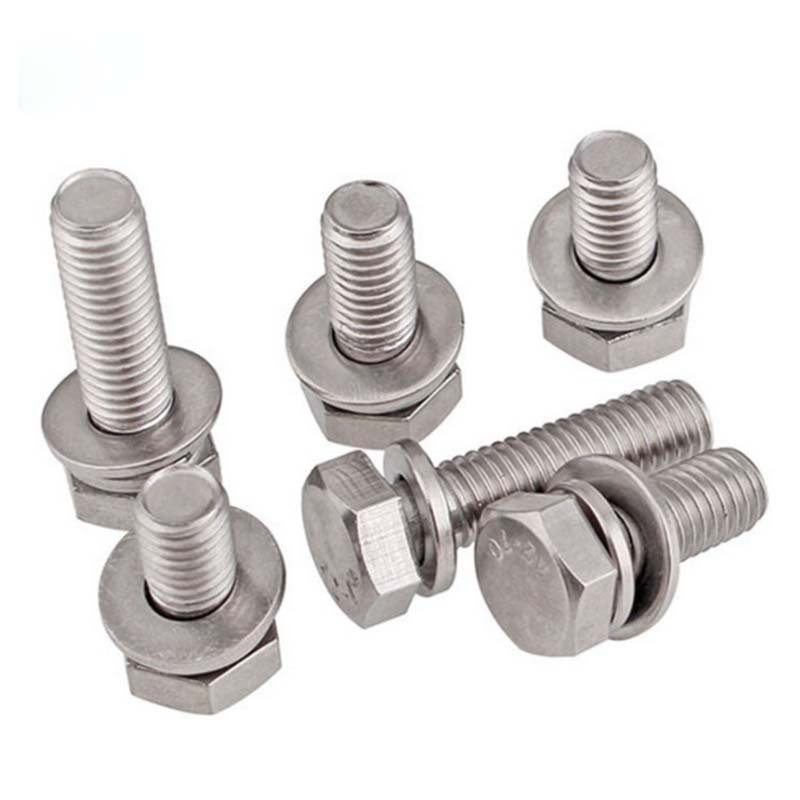 德素 不锈钢 外六角四组合套装 M8*30mm /套高清大图