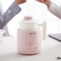 圈厨陶瓷养生杯煮茶燕窝随身电炖锅宿舍办公室家用液体加热器小米养生壶T-A1-YS06 粉色小米生态链