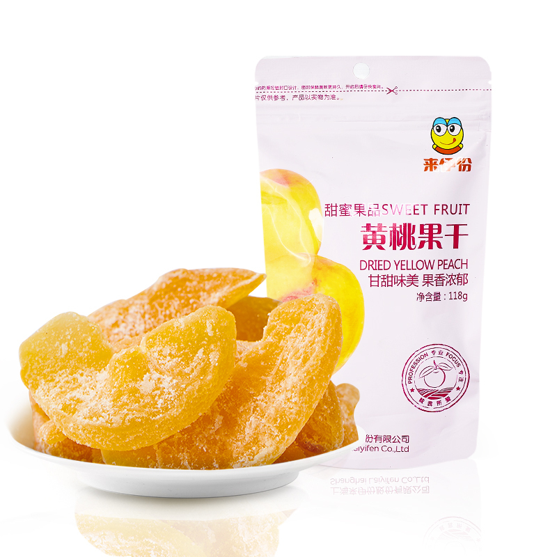 来伊份-黄桃果干118g*5