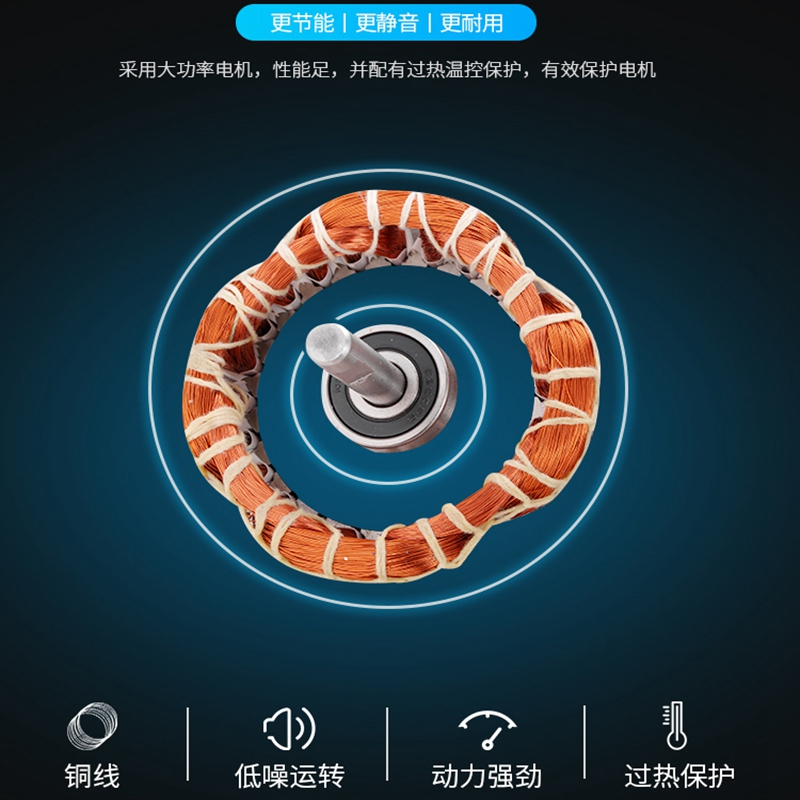 万宝强力电风扇大功率工业风扇落地扇家用商用台式趴地扇坐爬地扇银色10寸
