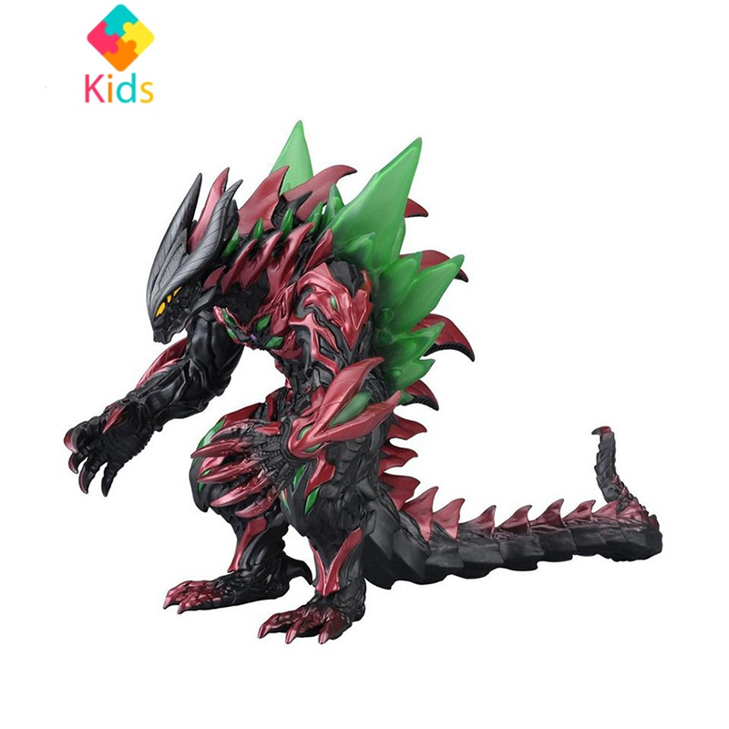 凯知乐大软胶奥特曼玩偶欧布赛罗奥特怪兽男孩玩具真智力黑蜧08713