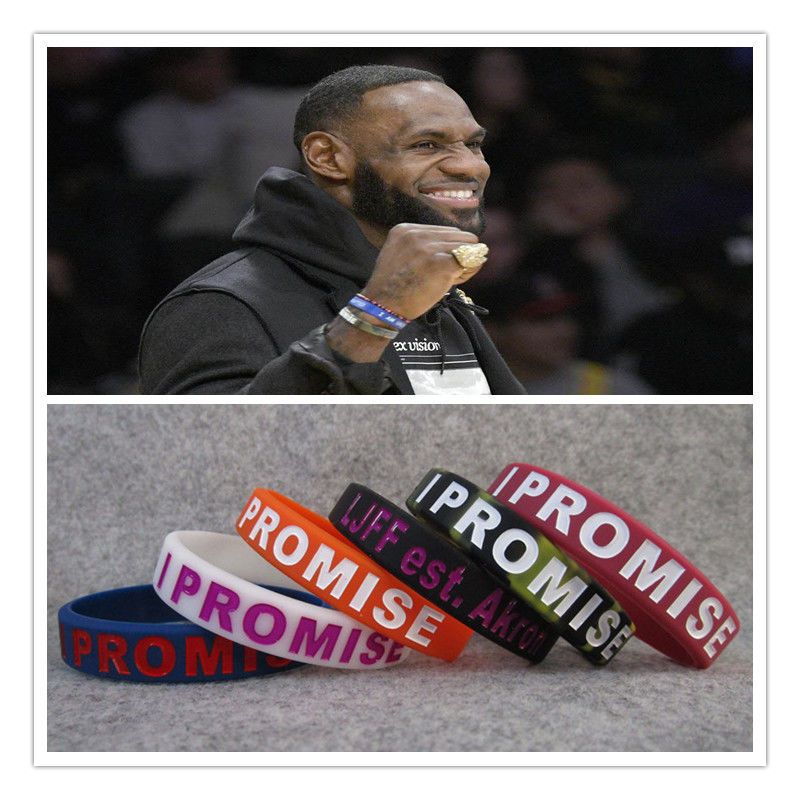 勒布朗詹姆斯励志运动手环硅胶腕带球d8视频