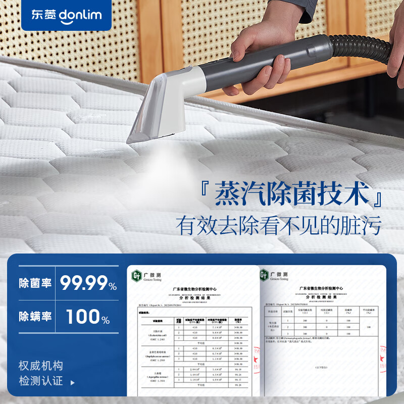 东菱(DonLim)布艺沙发清洗机 高温蒸汽清洁机除螨喷抽吸一体 窗帘床垫清洁机地毯清洁神器DL-6906高清大图