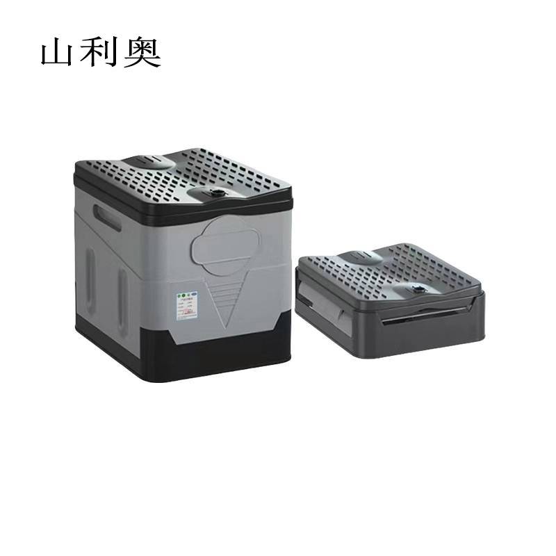 山利奥 折叠便携式移动马桶 应急马桶 27* 31.5 *30cm 1个