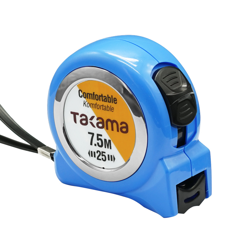 takama(高松)201075 7.5M公制钢卷尺伸缩双色尺木工尺测量工具