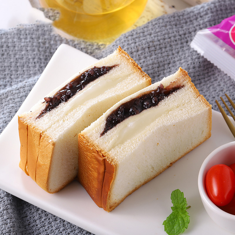 涧涧3+2紫米乳酪面包400g夹心糕点吐司蛋糕营养早餐零食休闲食品
