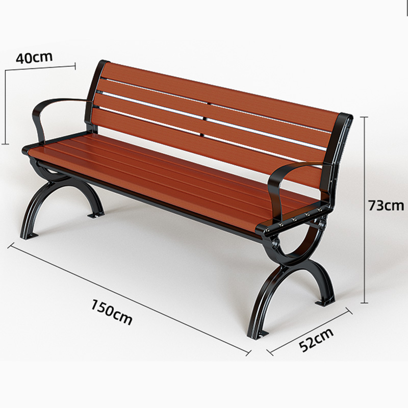 景福 达户外椅 户外椅150*52*73cm有靠背张