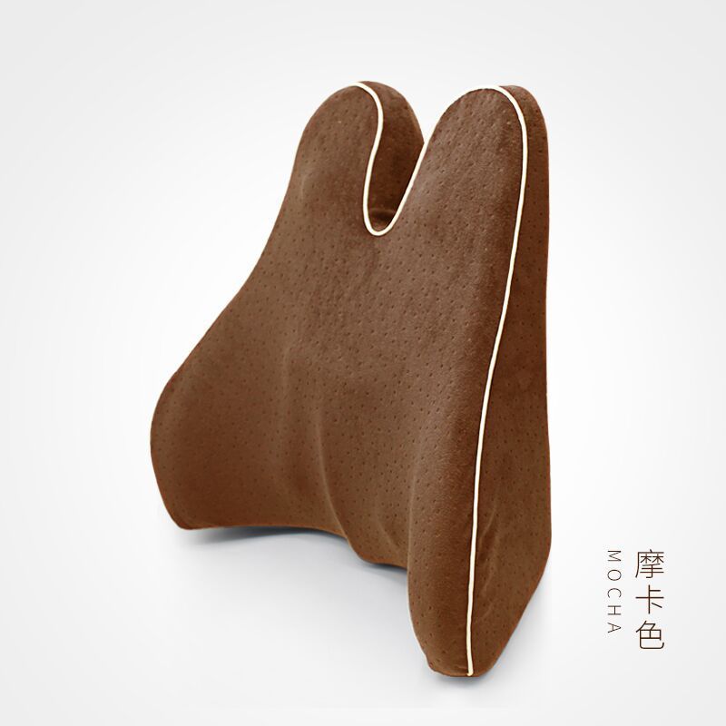 吉旺角靠垫记忆棉靠枕办公室腰靠汽车椅子护腰靠背垫护腰靠背枕