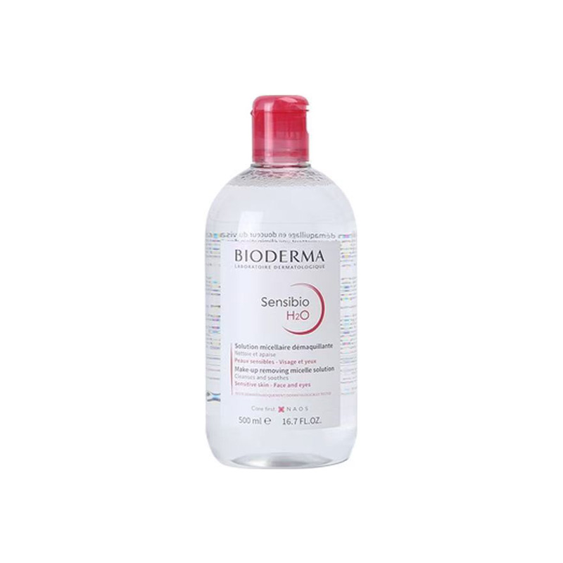 【自营】Bioderma/贝德玛卸妆水舒妍卸妆水敏感肌粉水温和清洁眼唇可用 500ml