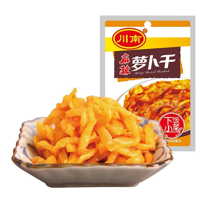 川南麻辣萝卜干62克