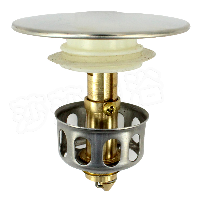 洗手盆面盆下水器配件弹跳芯过滤网篮台盆洗脸盆落水器盖塞头配件大盖