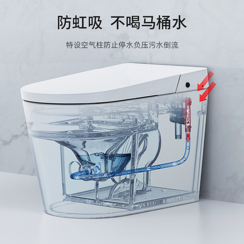 瑞尔特R&T智能马桶G9A脚感冲水即热水洗暖风烘干除臭高清大图