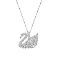 SWAROVSKI 施华洛世奇 SwanLake人造水晶银色天鹅女士项链吊坠5169080