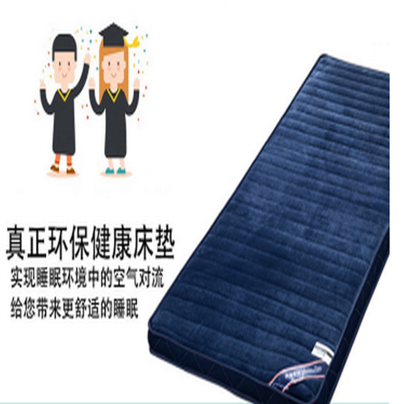 顶鸿DH-HY0493床垫 可折叠法兰绒加厚学生寝室高低床褥子150*200cm约6.5cm厚