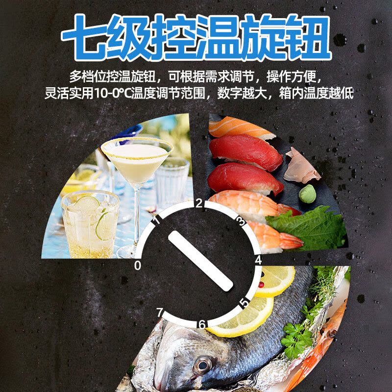 美的(Midea) 展示柜立式冷藏冰柜商用超市啤酒饮料水果茶叶火锅串串麻辣烫蛋糕保鲜美的 展示柜 SC-230GM(Q)图片