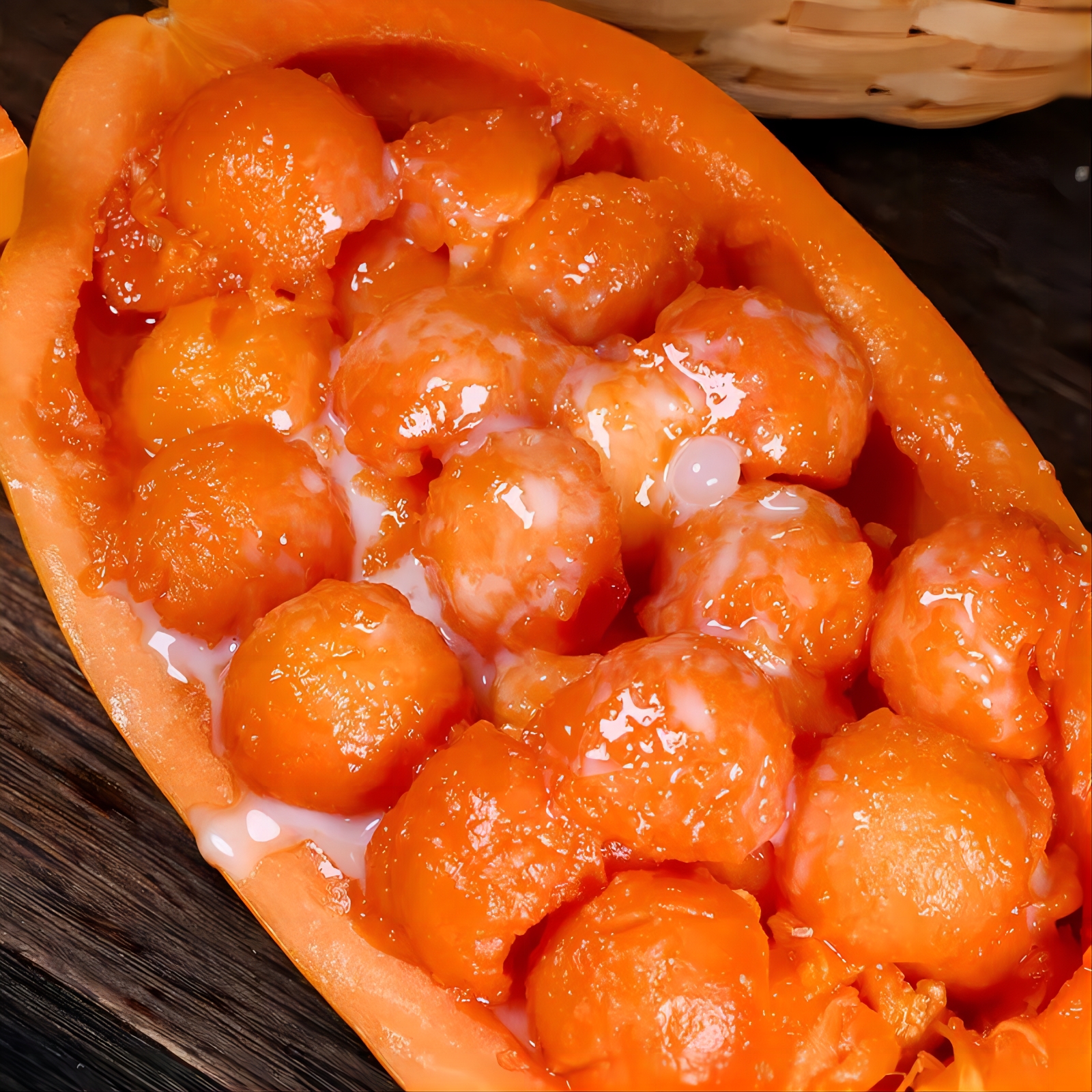 鲜贝达 广西红心木瓜 5斤装2-6个木瓜 新鲜水果 生鲜鲜甜多汁高清大图