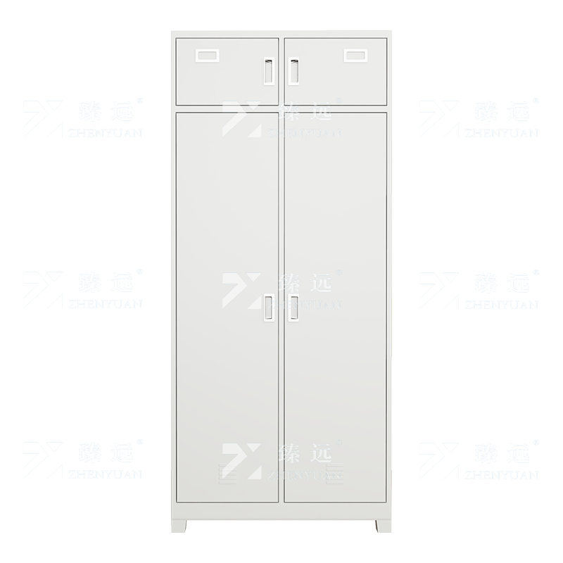 臻远 内务柜干部双人铁皮柜宿舍双门士官更衣储物柜