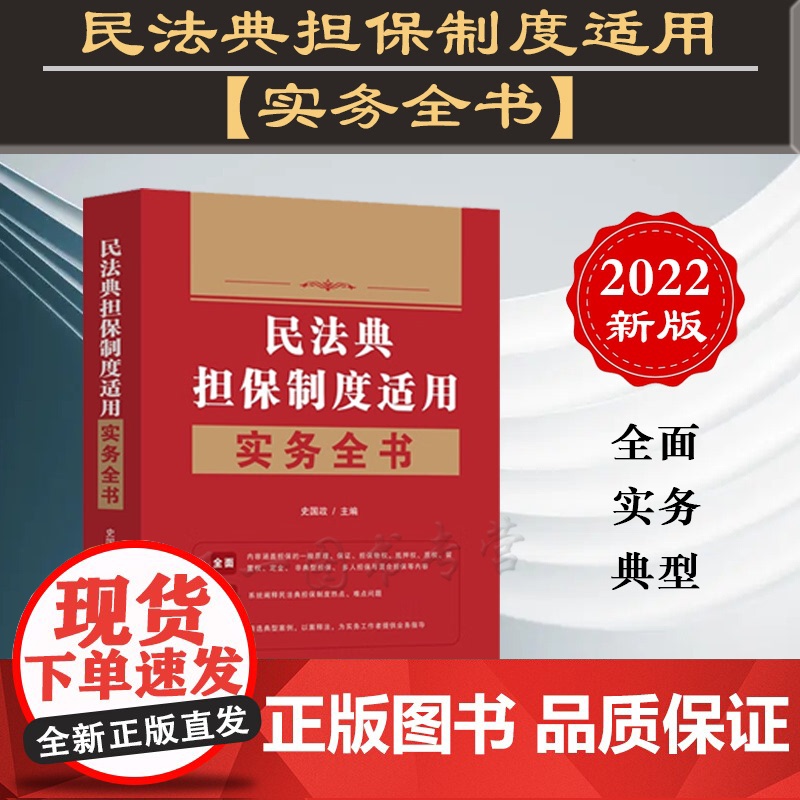 民法典担保制度适用实务全书 史国政 主编 中国法制出版社 9787521630541