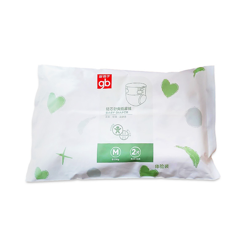 好孩子轻芯舒爽纸尿裤试用装 M 2片装