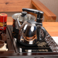 尚帝(shangdi) 茶具 石瓢紫砂功夫茶具 祥云实木四合一电磁炉茶盘套装