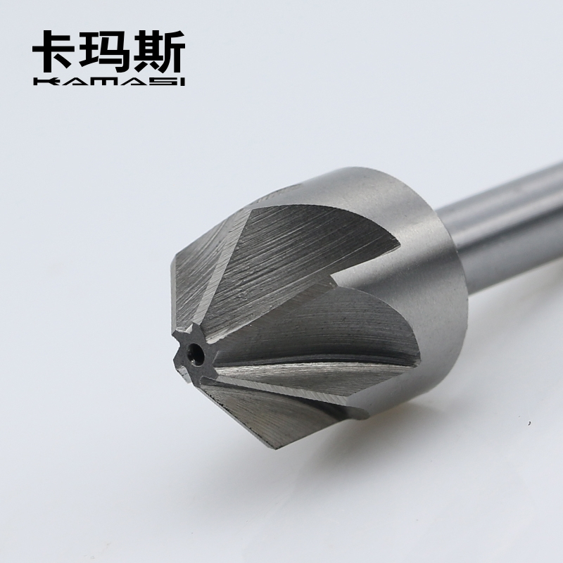 金属倒角器倒角刀阿斯卡利90度120度60度多刃金属倒角钻直柄锪钻铣刀
