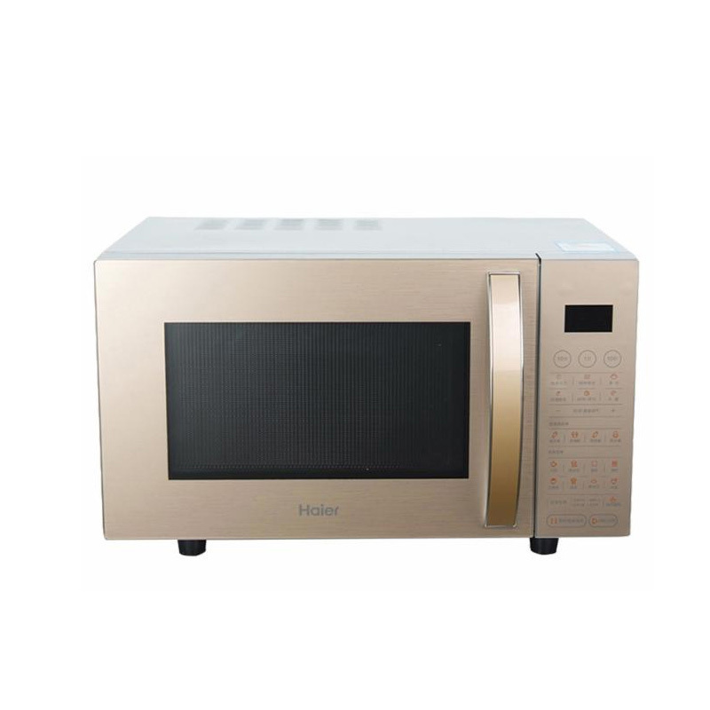 海尔(Haier)MZLA-2380EGCZ 微波炉纳米银仓胆聚能瓷晶平板800W速热 安全童锁设计 8大辅助功能微波炉