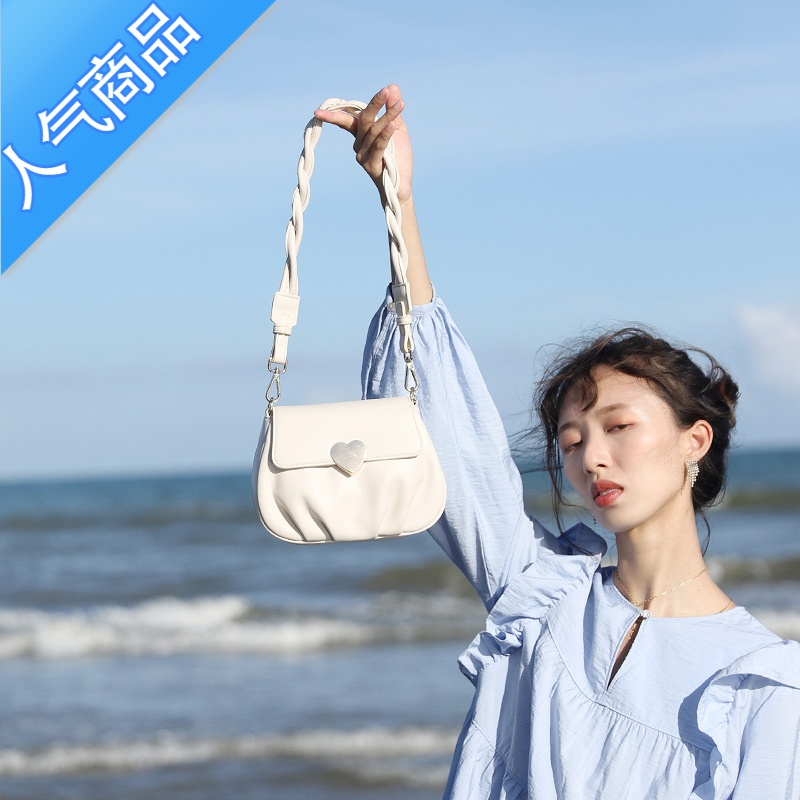 封后小众设计 柔软皮腋下包小圆包2022新款包包女春夏单肩斜挎包女斜挎包
