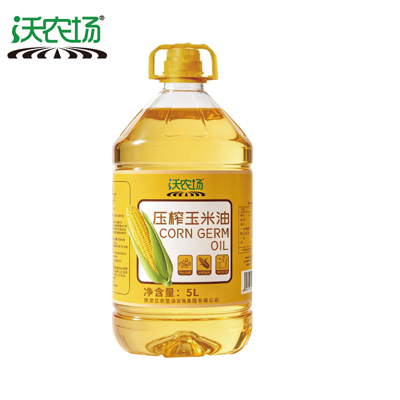 沃农场压榨玉米油5L/桶