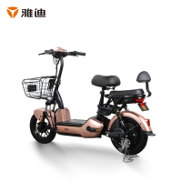 雅迪电动车新款 小王子3C版 48V电瓶车电动摩托车自行车踏板