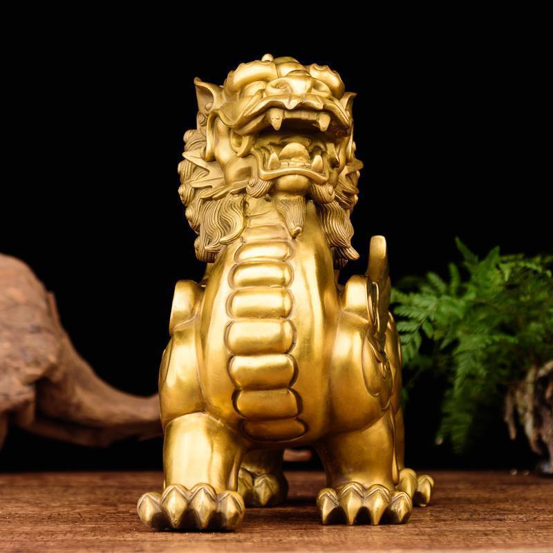 大号一对风水皮丘摆设 貔貅摆件办公室开业礼品_394_913