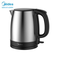 美的(Midea)电水壶大容量1.7L烧水壶1800W电热水壶智能热水壶电热水壶高温304不锈钢暖水壶SH17C105