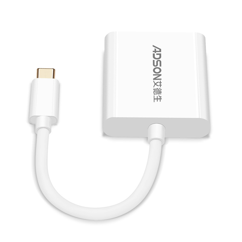 Type-C转VGA转换器USB-C扩展坞适配器转接数据线苹果电脑拓展坞连接线