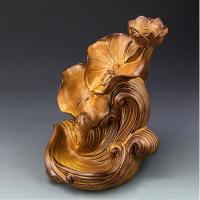 观烟倒流香香炉陶瓷 荷塘月色紫砂摆件 香道茶道佛堂家居饰品