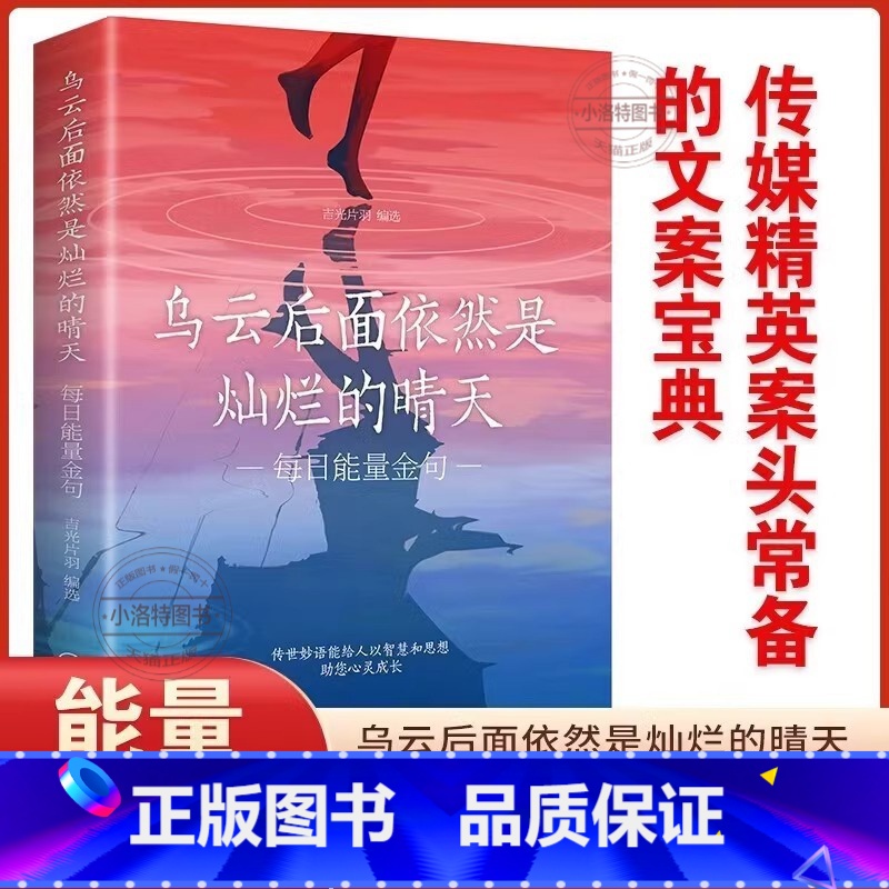 [正版] 乌云后面依然是灿烂的晴天:每天能量金句 每日能量金句 吉光片羽 著 启迪心灵感悟人生青春正能量 书籍