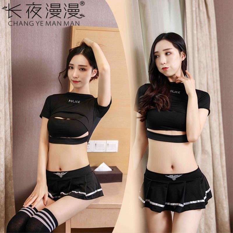 长夜漫漫新款情趣内衣可爱清纯装性感超短裙制服诱惑套装1212