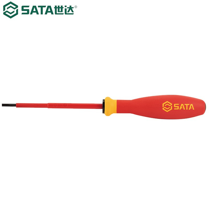 世达(SATA) 一字绝缘 螺丝批3x100MM 61312高清大图