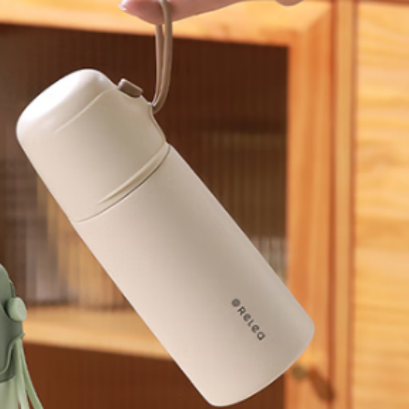 物生物(RELEA) 550ML保温杯 JV012240-0550-BS 文艺白(个)高清大图