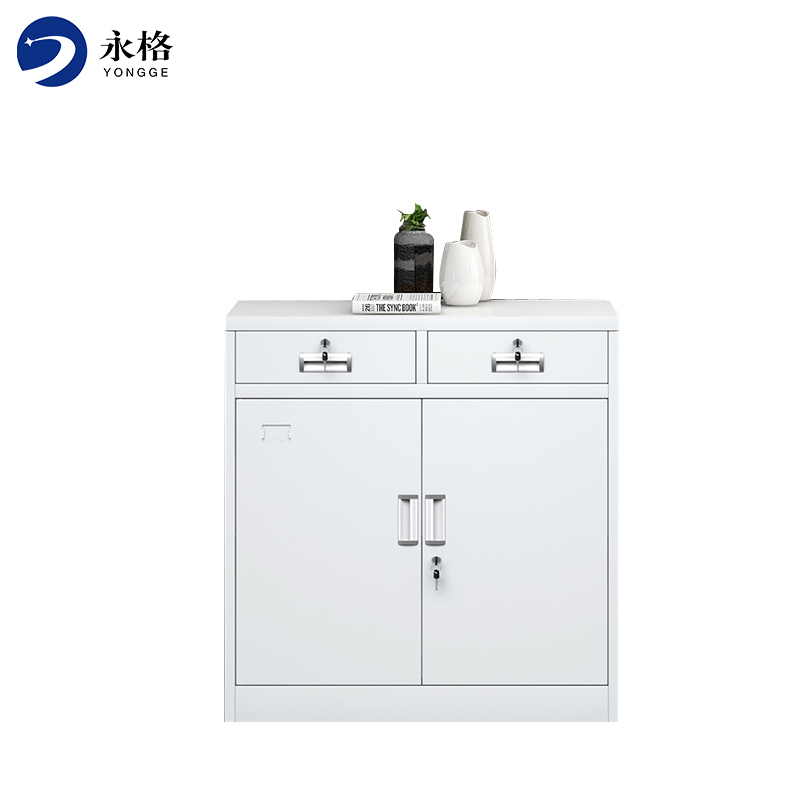永格铁皮柜文件柜资料柜档案柜凭证柜办公室书柜矮柜储物柜带锁收纳柜