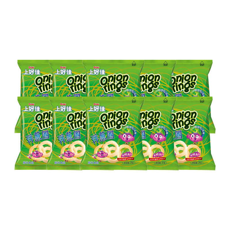 上好佳膨化礼包浓浓香味鲜香酥脆美味洋葱圈10包