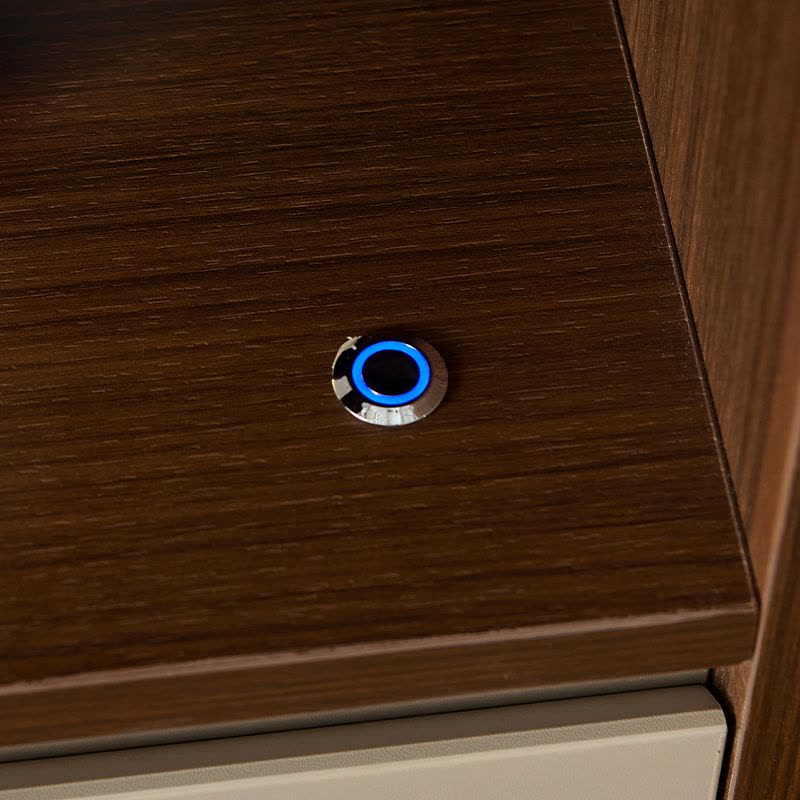 全友家居新中式书柜玻璃展示柜书房文件柜落地靠墙收纳储物柜图片