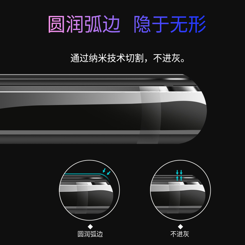 [买2送手机壳]轻万适用华为nova3i钢化膜huawei非全屏玻璃贴膜高清大图
