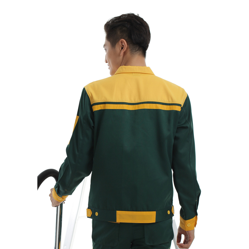 拓吉凯(TJK) 绿色 防静电工装呢 反光工作服 WY150-513(单位:套)