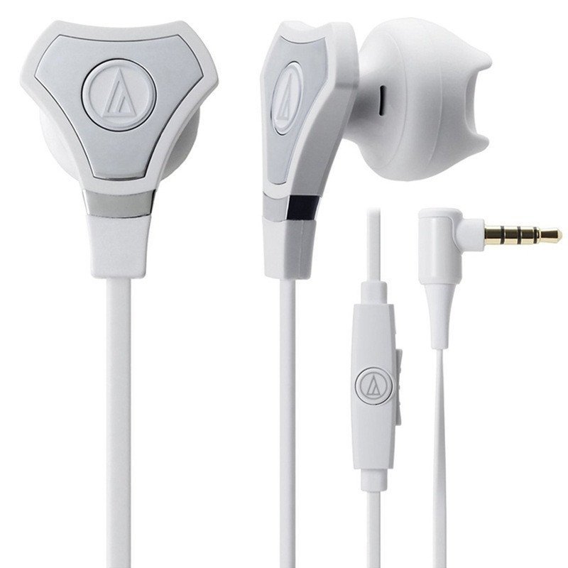 铁三角(Audio-technica)ATH-CHX5IS WH 时尚魅力 单体均衡入耳式耳麦手机通话耳机 白色高清大图