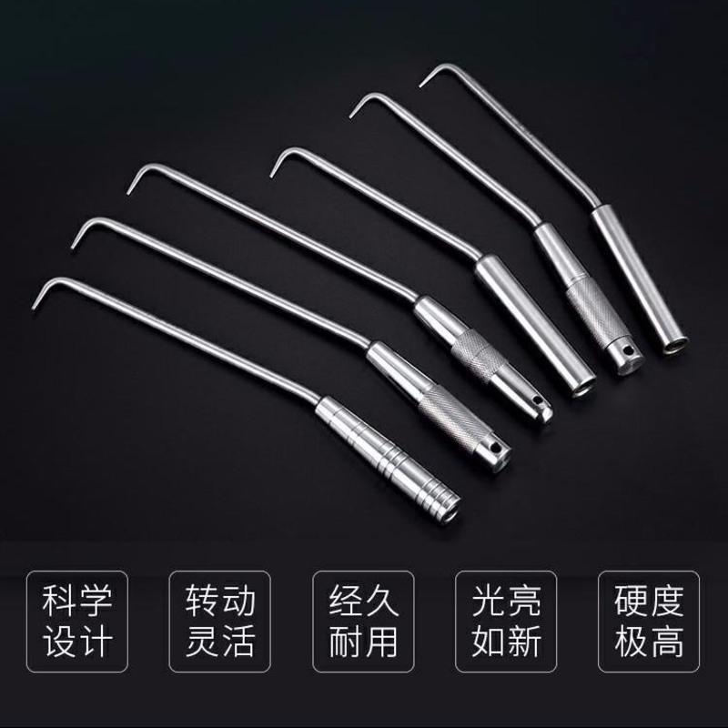 洪华不绣钢钢筋钩 扎钩 扎丝钩 洪华绑钩钢筋工扎钩 钢筋绑钩钢筋 洪华实心不锈钢八花手柄18粗250长