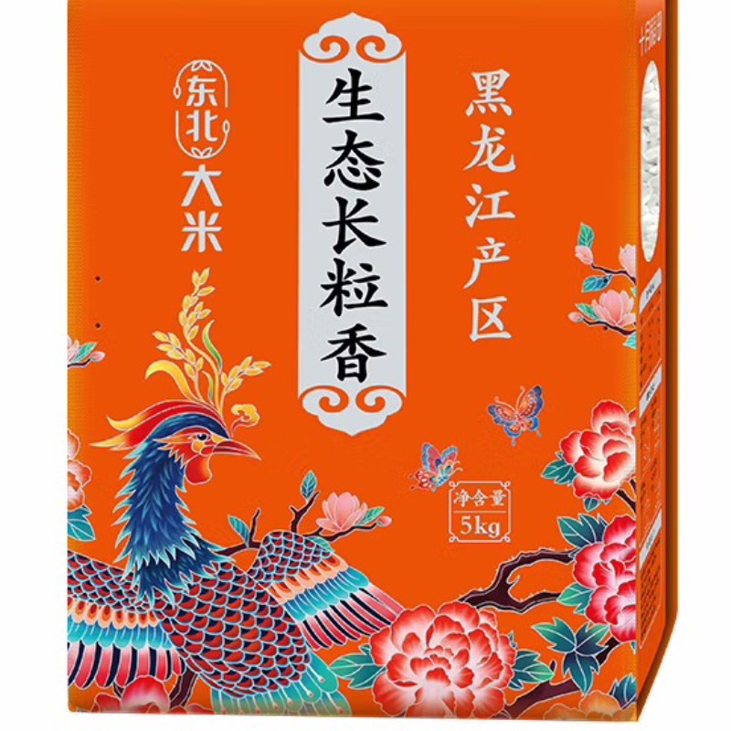 十月稻田 生态长粒香米5kg/袋高清大图