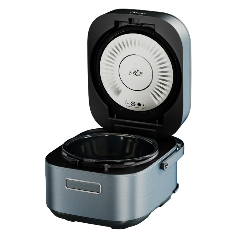 美的赤炎ih全智能电饭煲efb4025h顶部ih加热技术peek涂层钛金鼎釜赤炎
